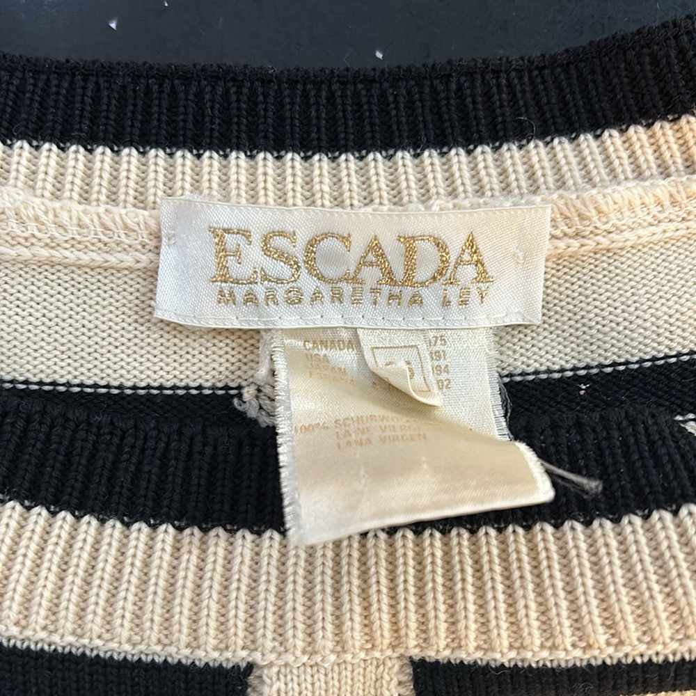 Vintage Escada Nautical Sweater - Picture 5 of 9